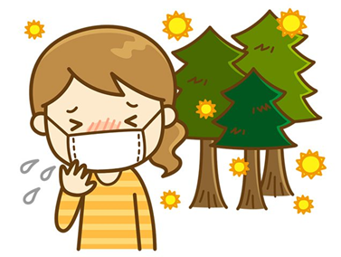 秋の花粉症について