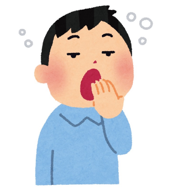 最近山田、眠気に襲われています。
