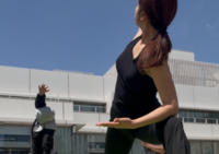 羽田空港ヨガ